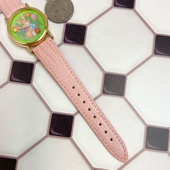 Vintage Valdawn Animated Easter Bunny Watch Rotating Easter Eggs - Picture 14 of 16